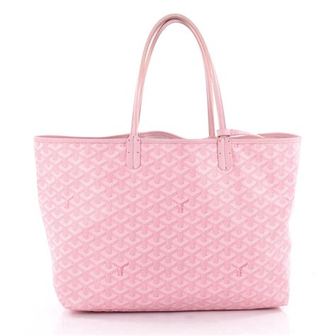 pink Goyard tote bag